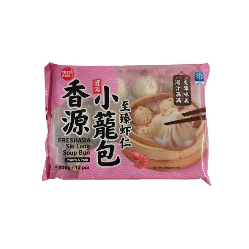 生鲜 冷冻 香源 小笼包 灌汤小笼包 至臻虾仁（含猪肉）300g 邮寄破损不售后 /Gedämpftes Schweinefleisch und Garnelen