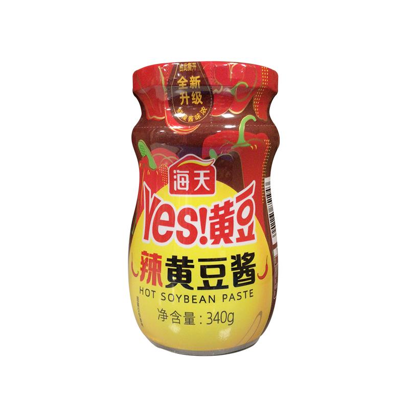 海天 辣黄豆酱 340g/Sojabohnenpasta scharf 340g