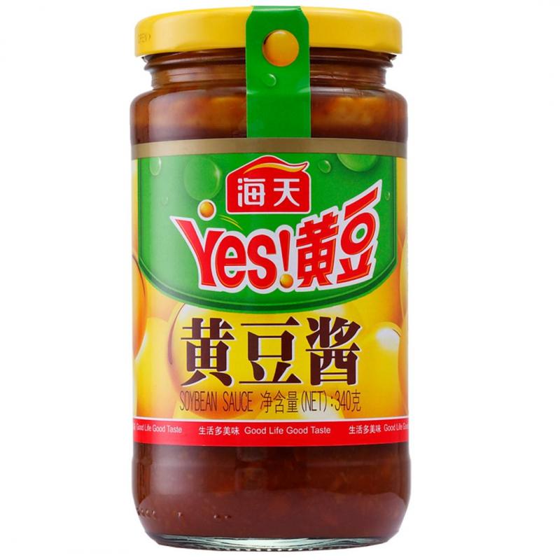 海天 黄豆酱 瓶装 340g/Sojabohnenpasta 340g