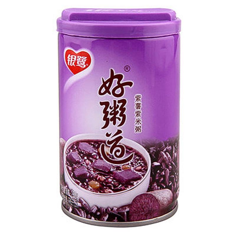 银鹭 紫薯紫米八宝粥 280g/Reissuppe mit Lilasuesskartoffel 280g