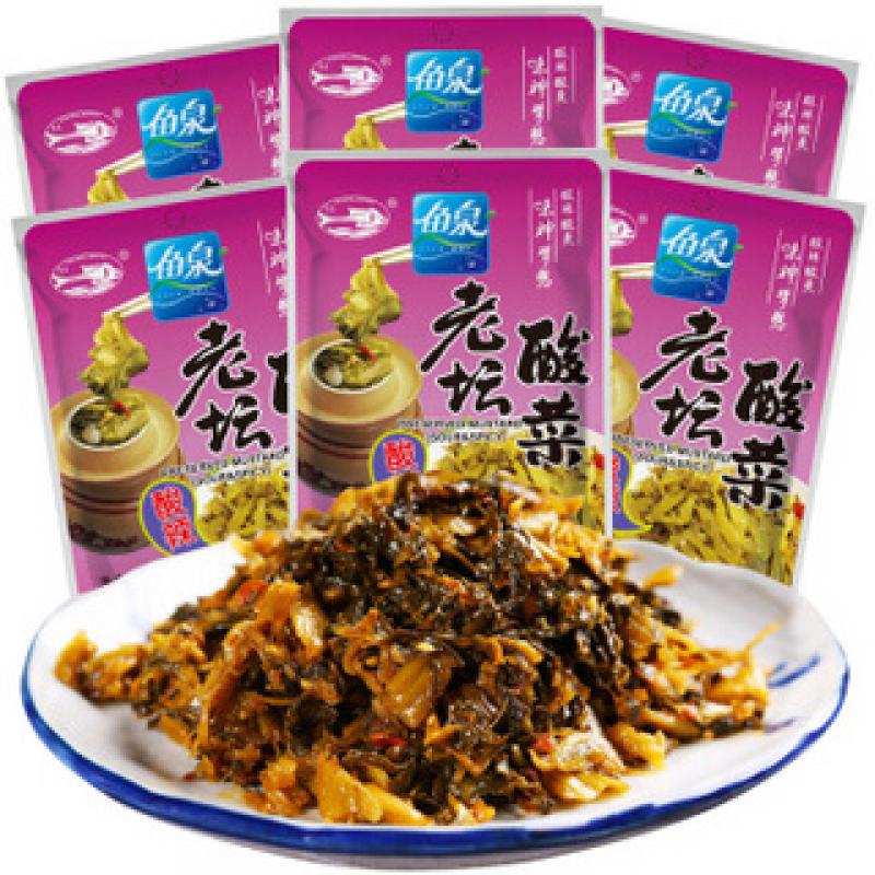 鱼泉 榨菜 老坛酸菜 原味 70g/Eingelegete Gemüse 70g