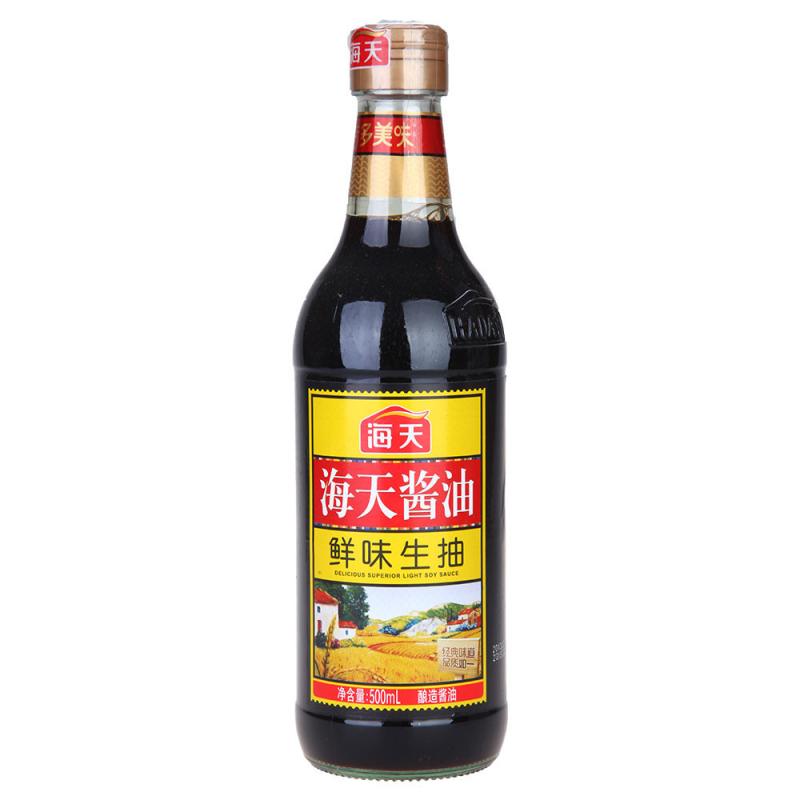 海天 鲜味生抽 500ml/HAITIAN helle Sojasosse 500ml