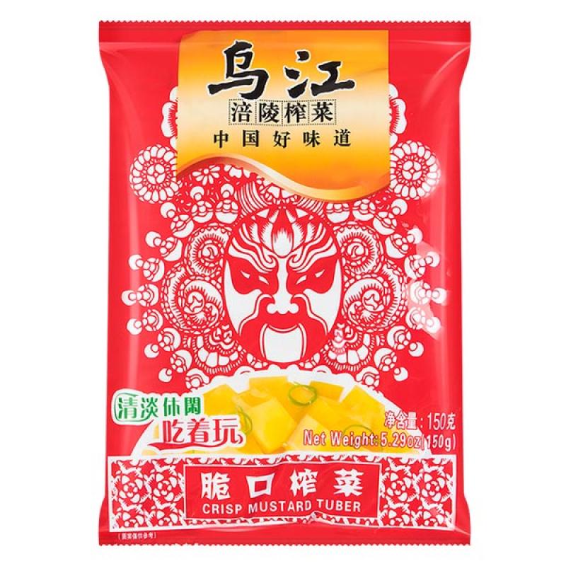 乌江 脆口榨菜 150g/Wujiang Gemüsekonserven Knusprig 150g