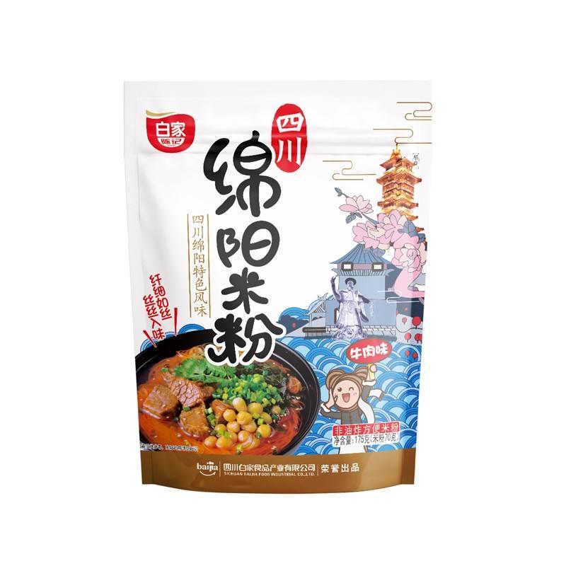 白家 四川绵阳米粉 175g/Mianyang Style Instant Noodle 175g