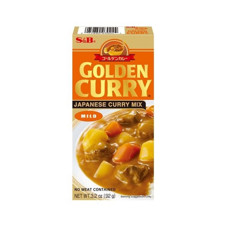 S&B 日式咖喱块 原味 黄色 92g/S&B GOLDEN CURRY MILD 92g