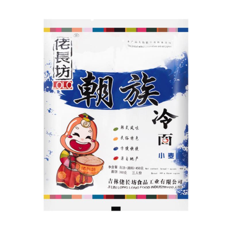 佬长坊 朝族冷面 小麦味450g/LCF Nudelsuppe aus Weizen 450g