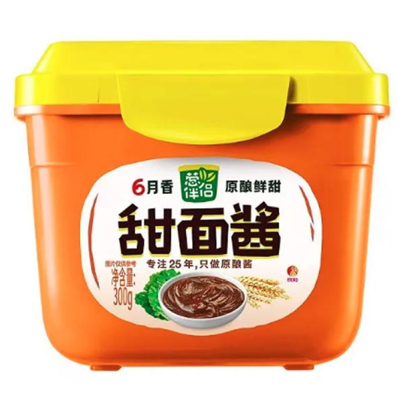 葱伴侣 六月香 甜面酱 300g 红盒 Sweet Bean Psate 300g