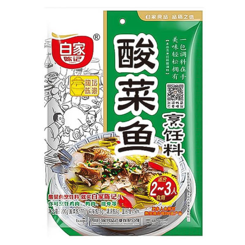 白家调料 酸菜鱼调料 200g/Eingelegter chinesischer Kohl Fischgewürz 200g