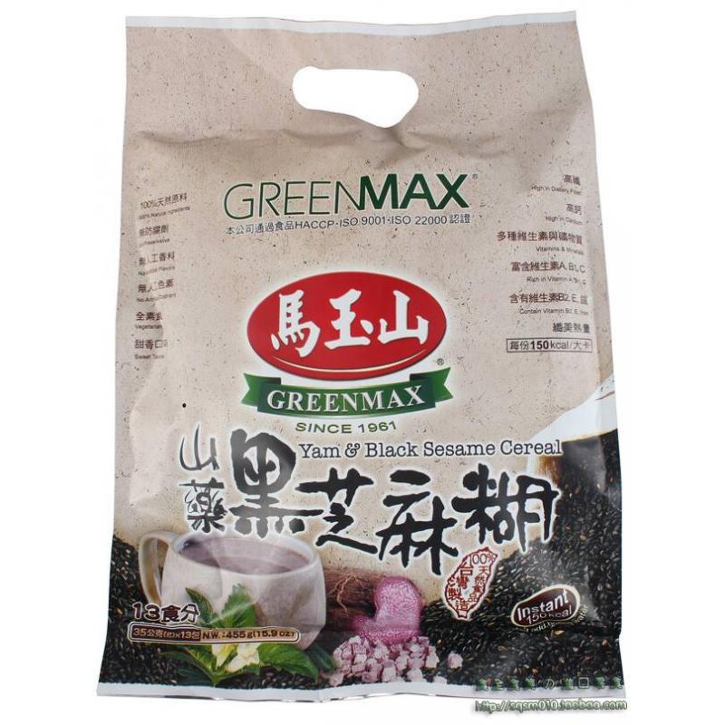 马玉山 山药黑芝麻糊 袋装 360g/Yam and Black Sesame Cereal