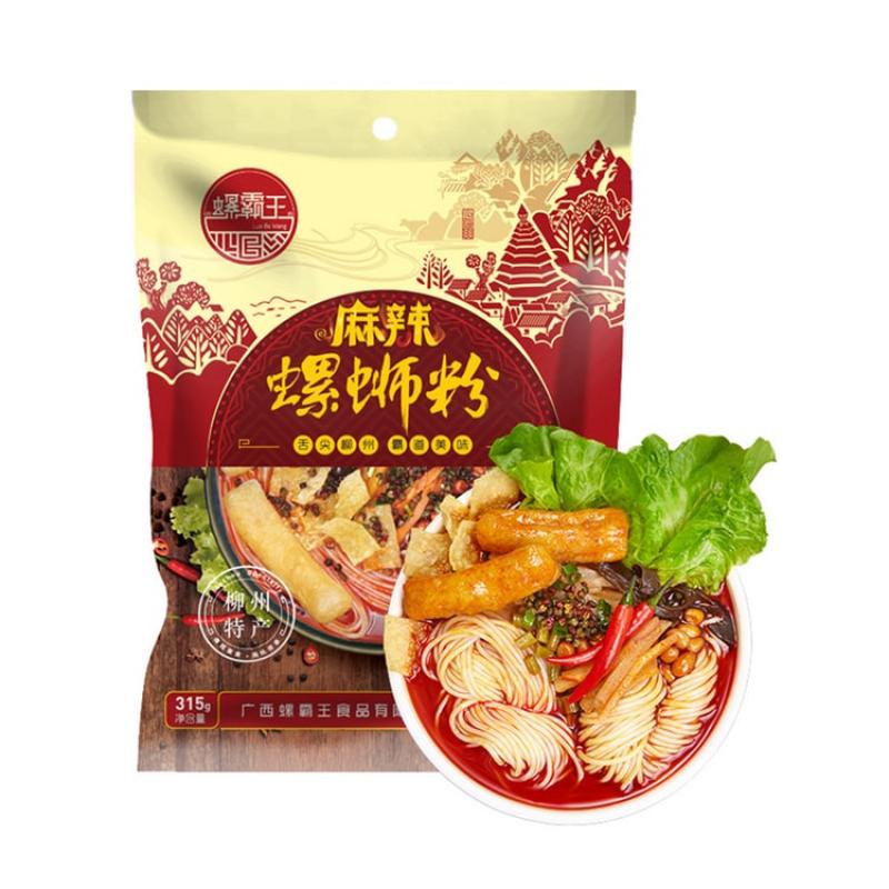 螺霸王 麻辣味 螺蛳粉 315g/Luobawang InstantNudel würziger Geschmack 315g