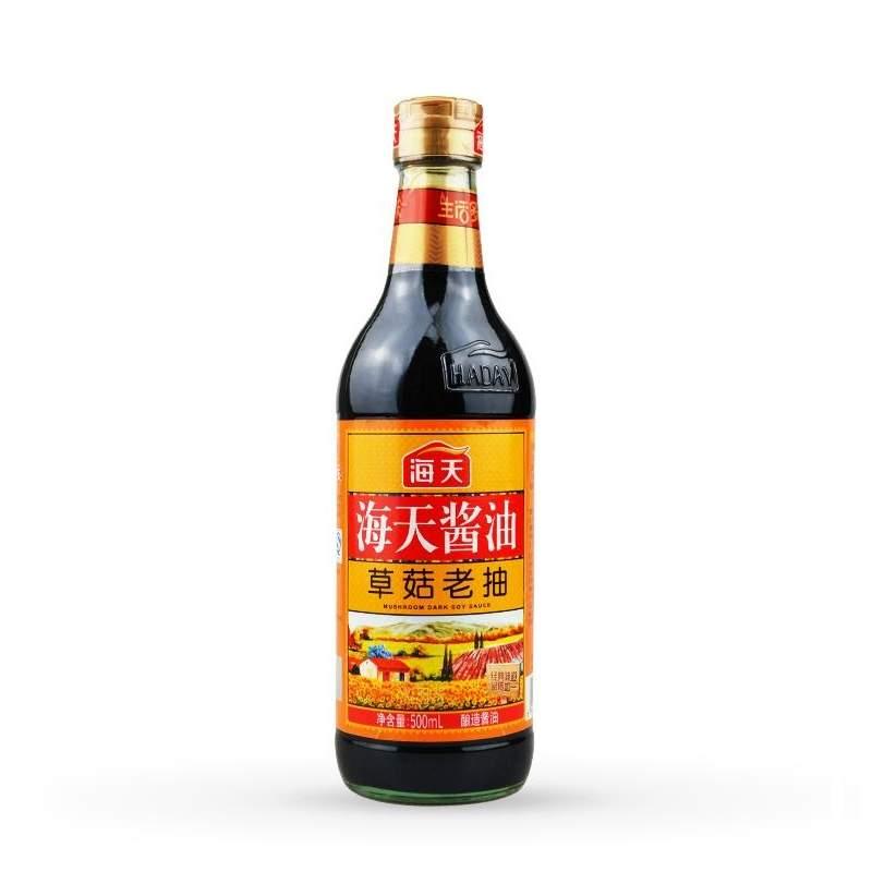 海天 草菇老抽 500ml/Mushroom Dark Soy Sauce 500ml