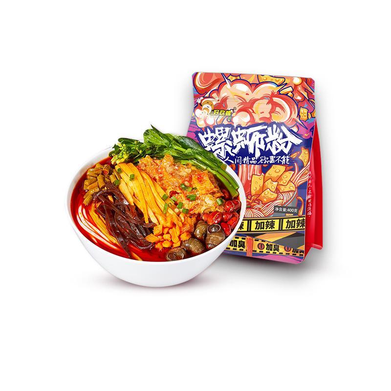 好欢螺 螺蛳粉 加臭加辣 400g/Instant Noodles super spicy flavor 400g