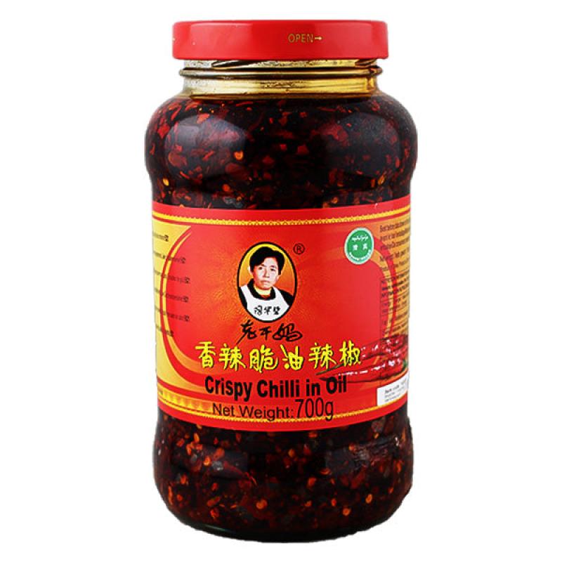 老干妈 香辣脆油辣椒 大瓶！ 700g/LGM Crispy Chilli in Oil 700g