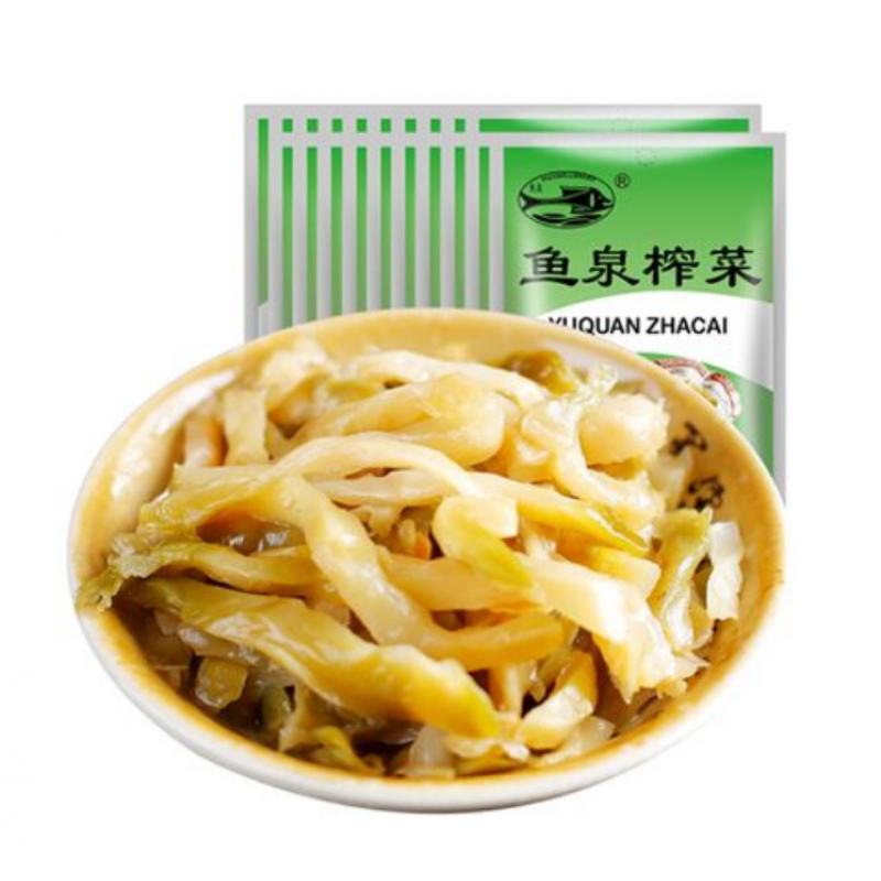 鱼泉榨菜 鲜辣榨菜 80g/Eingelegeter Gemüse scharf 80g