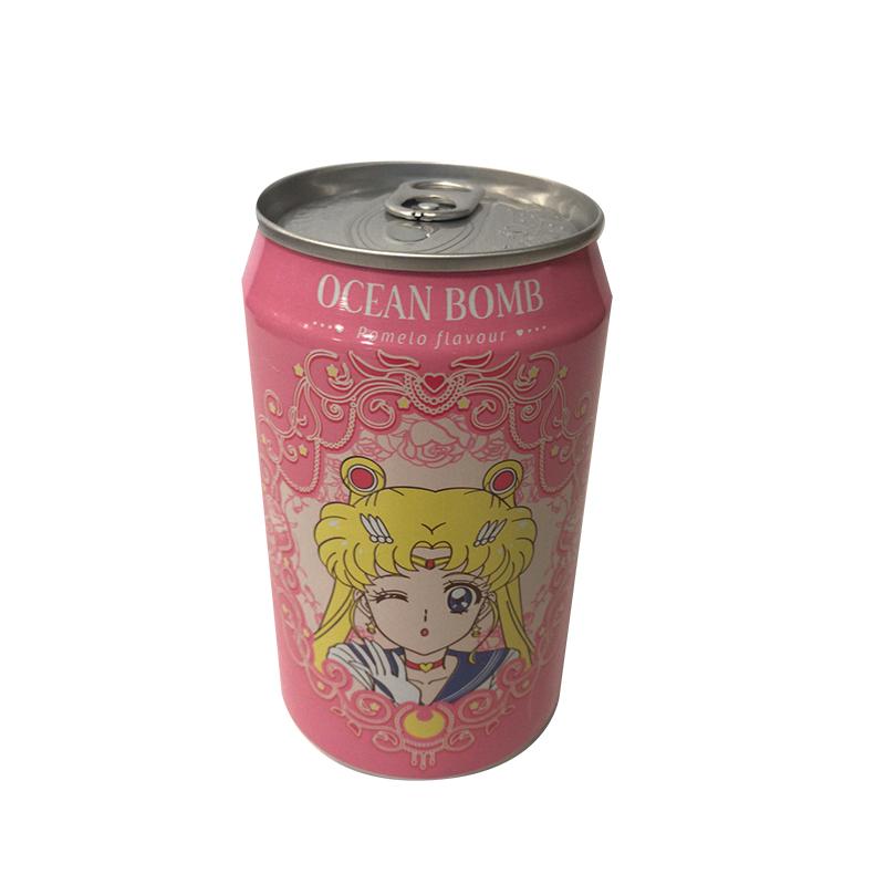 Ocean Bomb 美少女战士气泡水 黄金柚风味330g/Bubble Water Golden Pomelo Aroma 330g