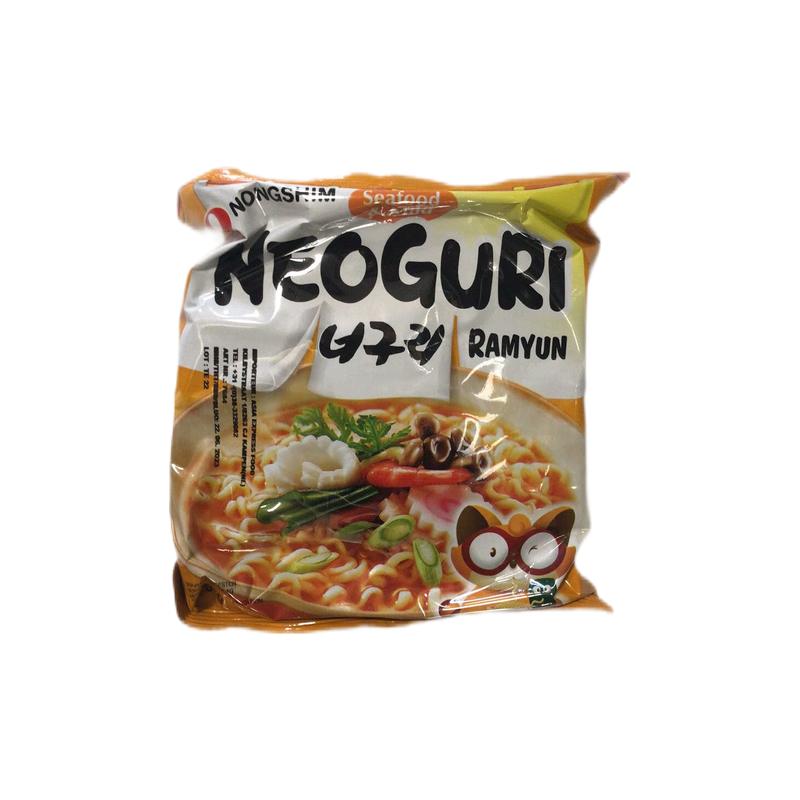 韩国农心 辛拉面 neoguri 海鲜面 黄色包装 方便面 120g/NONG SHIM Neoguri Nudel Seafood 120g
