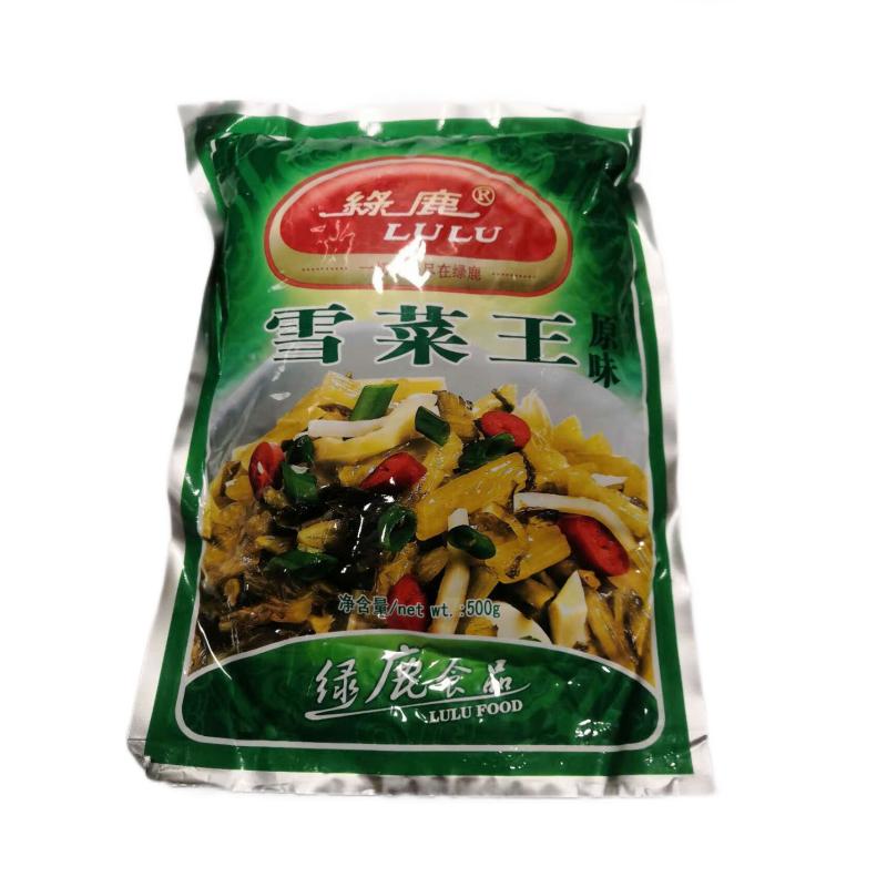 绿鹿 雪菜王500克/eingelegete gemüse500g