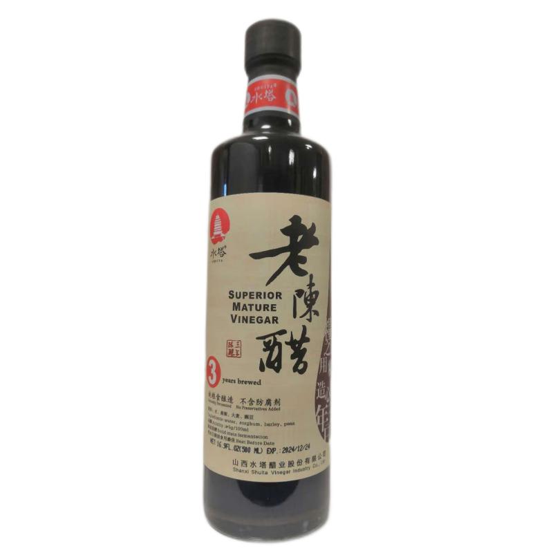 水塔 三年 老陈醋 500ml/Shuita Essig 500ml