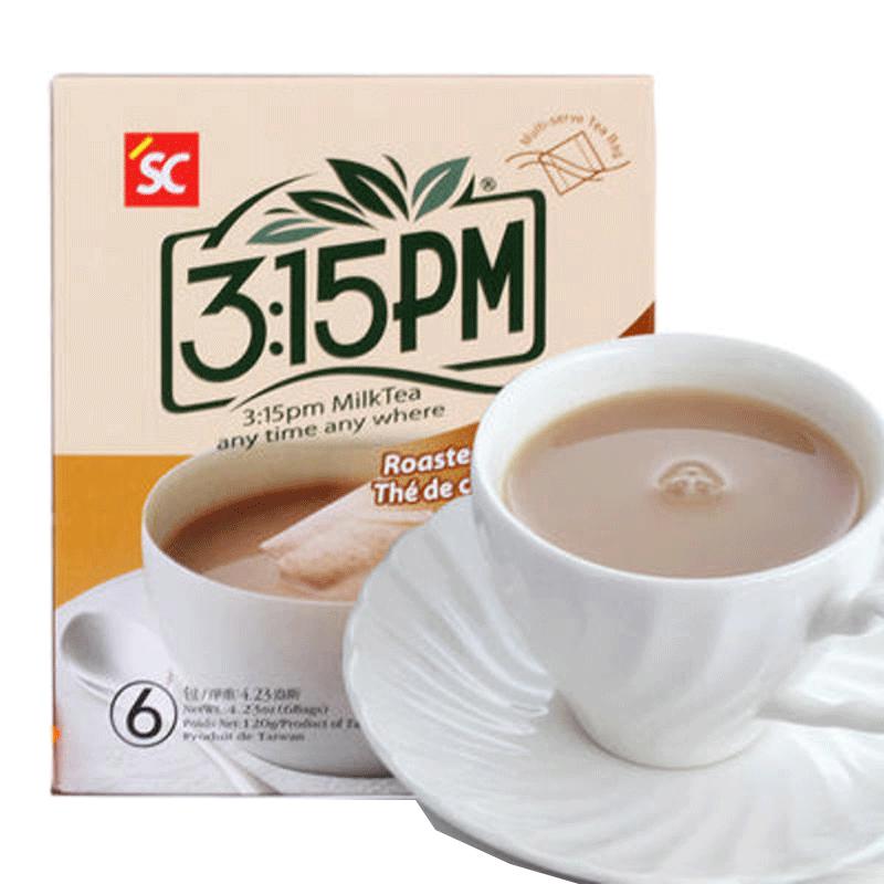 台湾原产 3点1刻 炭烧奶茶 5包入 20g*5/5 Packungen Holzkohle geröstete Milch Tee, 20g 5
