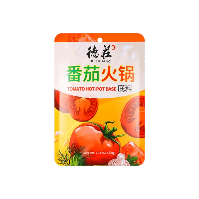 德庄 番茄火锅底料220g/Dezhuang Tomate heißer Topf Boden Material 220g