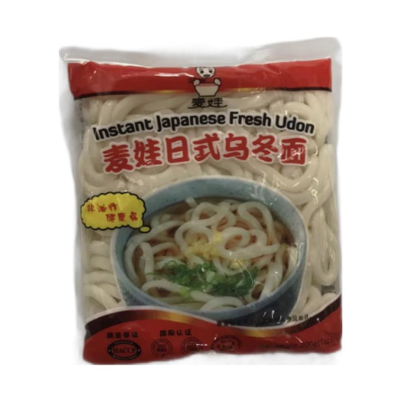 麦娃 日式乌冬面/烏龍麵 200g/Instant Japanese Fresh Udon 200g