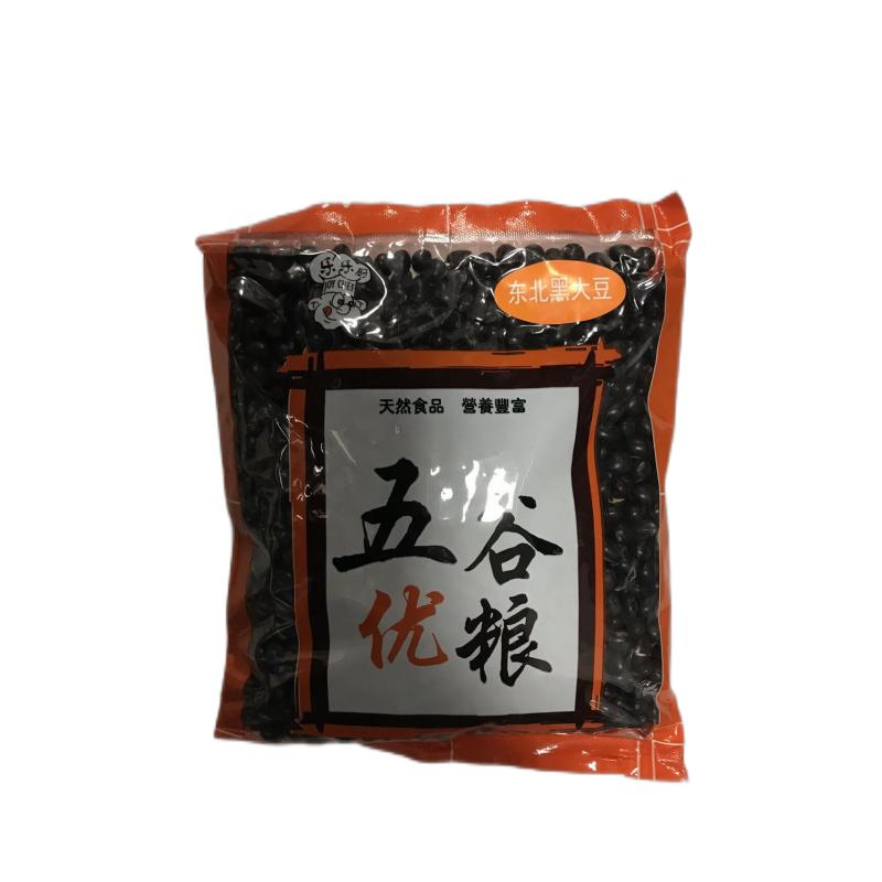 乐乐厨 东北黑大豆 400g/Sojabohnen，Schwarz400g