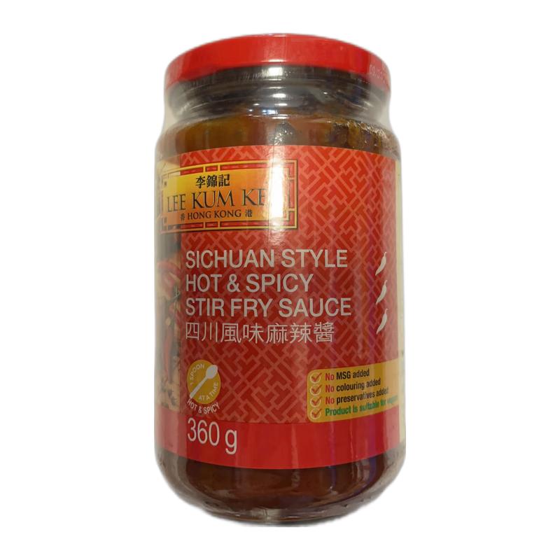 李锦记 四川风味麻辣酱 360g/LKK SICHUAN STYLE HOT & SPICY STIR FRY SAUCE