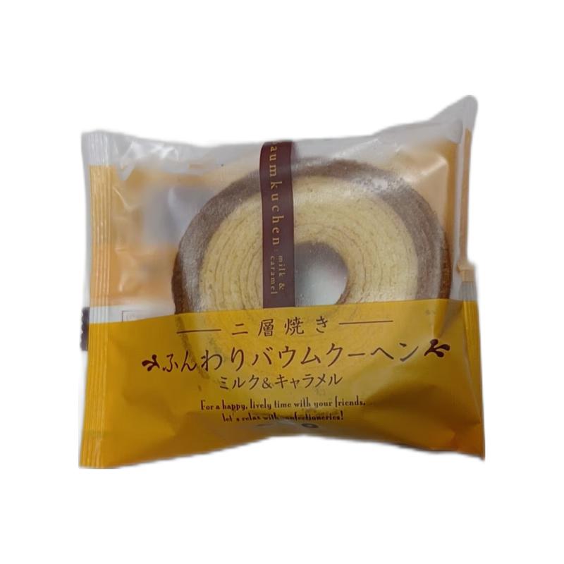 日本 太阳 年轮蛋糕 焦糖牛奶味 60g /Bamkuchen Caramel Milk FI 60g