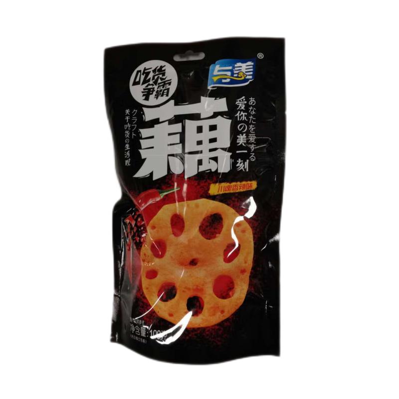 与美 藕片 香辣味 100g/Yumei Lotus Root Chips Spicy