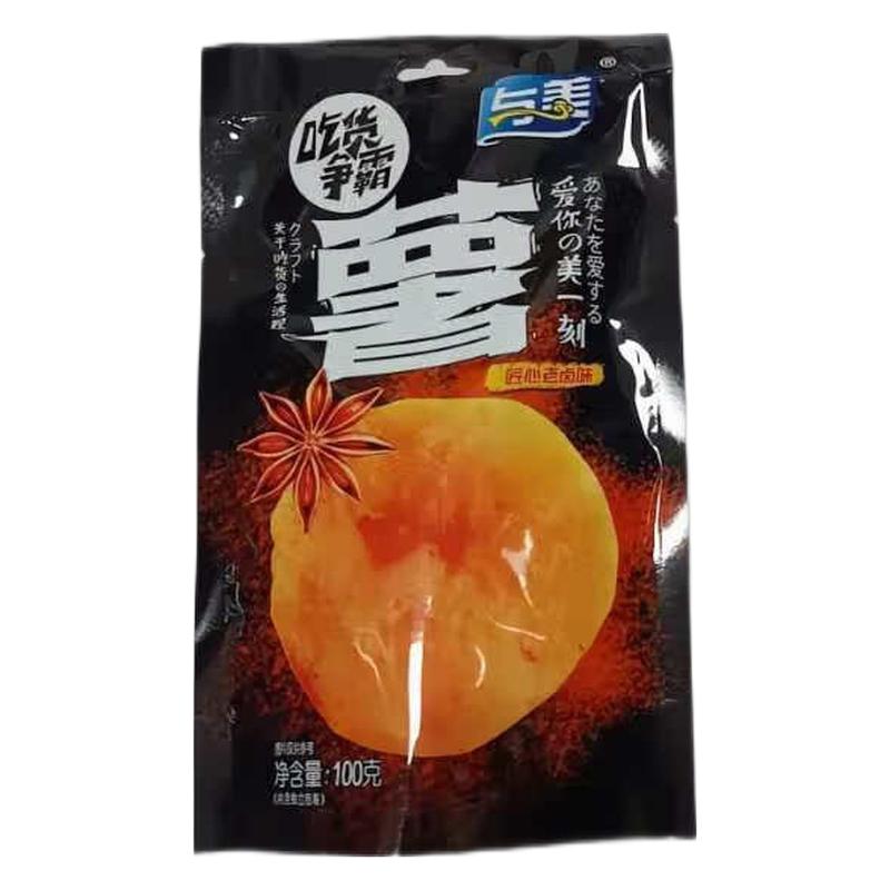 与美 卤土豆片 100g/Yumei Potato Chips Marinated 100g