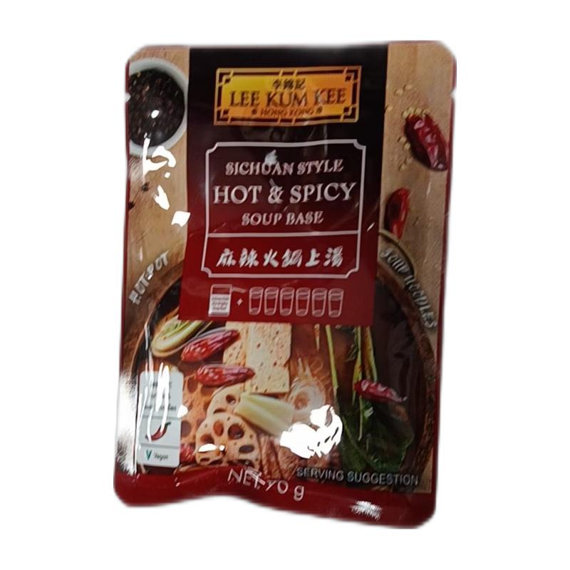 李锦记 麻辣火锅上汤 70g/Li Jinji würzig heiße Topfsuppe 70g