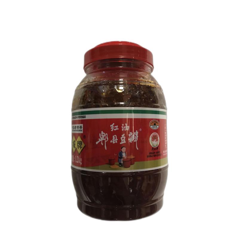 鹃城牌 红油郫县豆瓣酱 1.2kg 超量装/Rotes Öl Douban Sauce 1.2kg Extra PackC