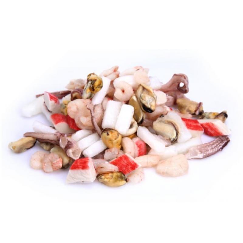 生鲜 海鲜 速冻混合海鲜1KG/Schnell gefrorene gemischte Meeresfrüchte 1KG