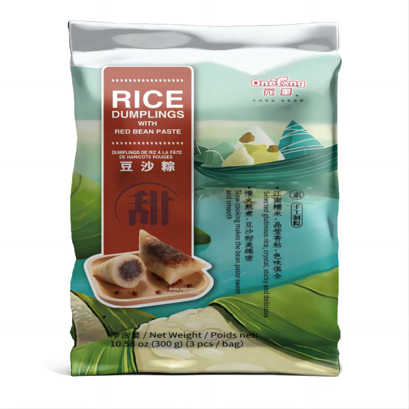 元童 粽子 豆沙粽(3x100g)/Zongzi Bohnenpaste Zongzi (3x100g)