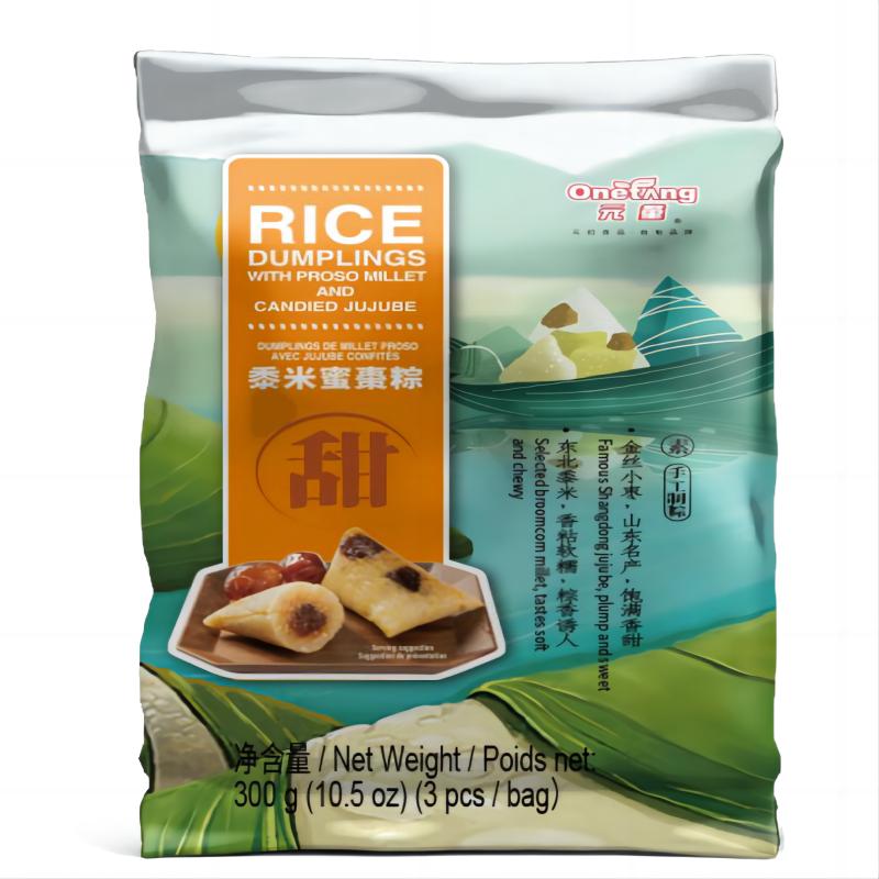 元童 粽子 黍米蜜枣粽(3x100g)/Zongzi Hirse und Jujube (3x100g)