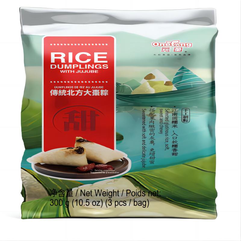 元童 粽子 北方大枣粽(3x100g)/Zongzi North Date Zongzi (3x100g)