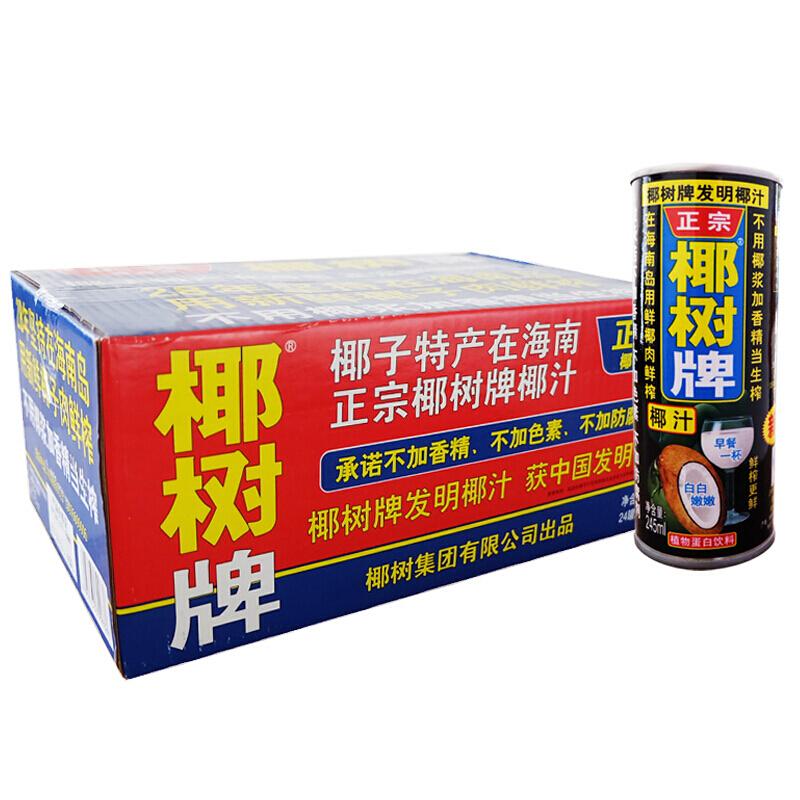 椰树 椰汁 整箱 245ml*24/Kokossaft Full Box 245ml*2424