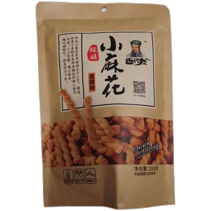 卧龙 酥脆小麻花 香辣味 208g/Ma Hwa Kekse 208g