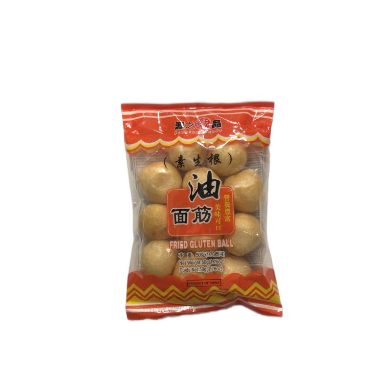 油面筋 50g 品牌随机 /Fried Gluten Ball 50g