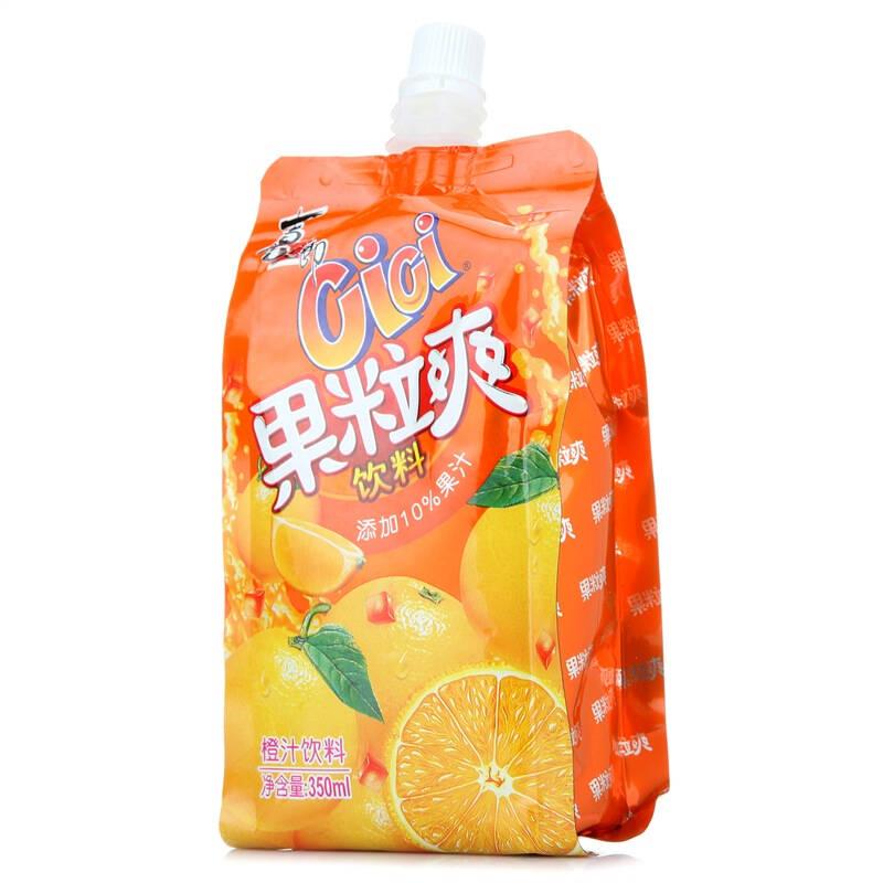 喜之郎 CICI果粒爽 香橙 350ml/XZL Getrank mit Orangen 350ml