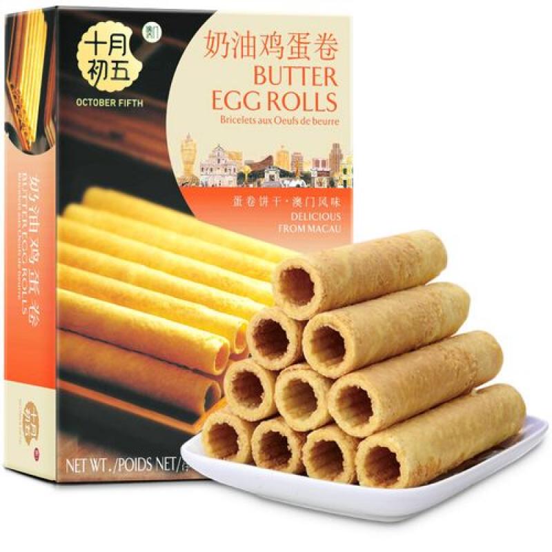 十月初五 奶油小蛋卷 60G/Mini Eier Rolls OCTOBER FIFTH 60g