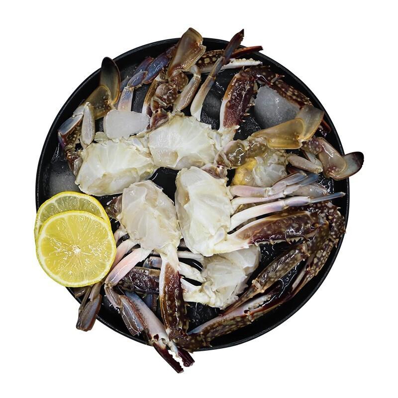 生鲜 梭子蟹/螃蟹（每只约140g-250g）一箱/7kg（邮寄勿拍）包活包售后//预售10月26周四