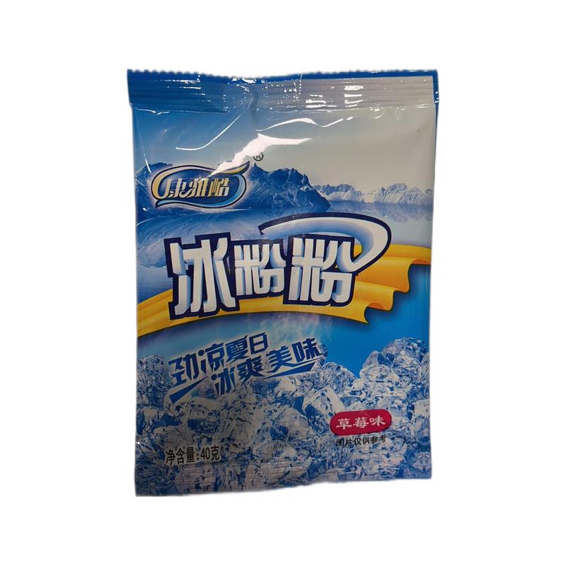 康雅酷 冰粉粉 草莓味 40g/Eispulver Erdbeergeschmack 40g