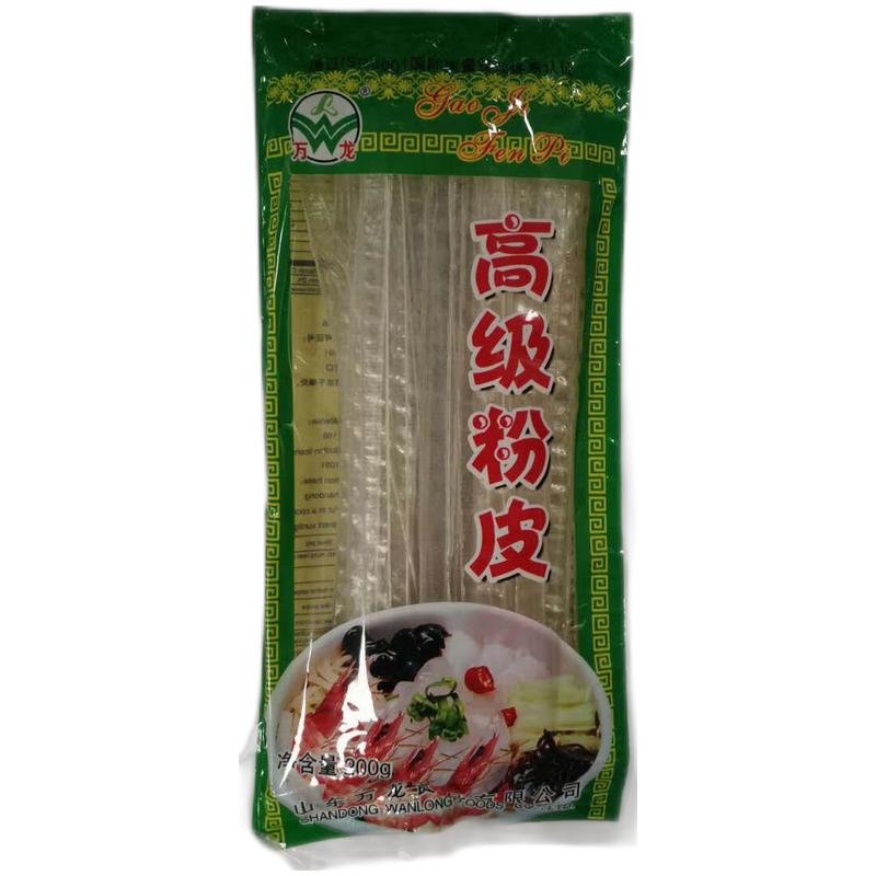 万龙 绿豆粉皮200g/Mung Bohnen Pulver Schale 200g