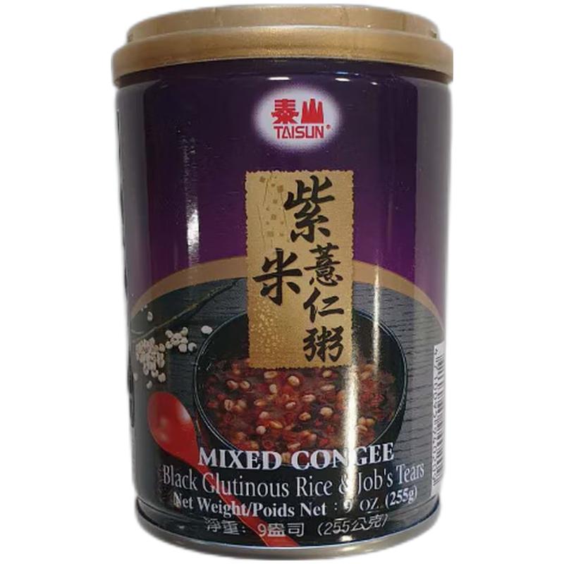 泰山 紫米薏仁粥 255g/Purpurreis und Coix Seed Congee 255g