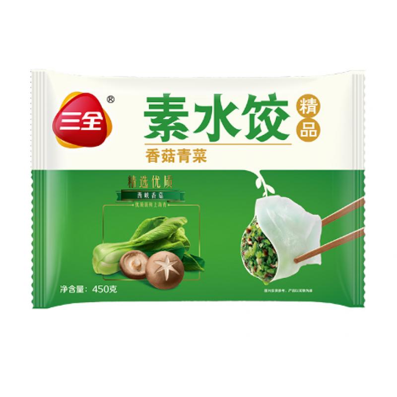 生鲜 冷冻 三全水饺 香菇青菜 450g 邮寄破损变质不售后/ SQ Knödel mit Pilzen und Pak Choi