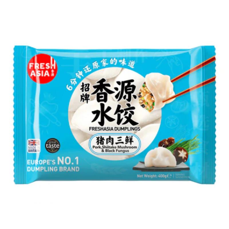 生鲜 冷冻 香源水饺 猪肉三鲜水饺 400g邮寄破损变质不售后/Drei Köstlichkeiten Schweinefleisch Knödel 400g