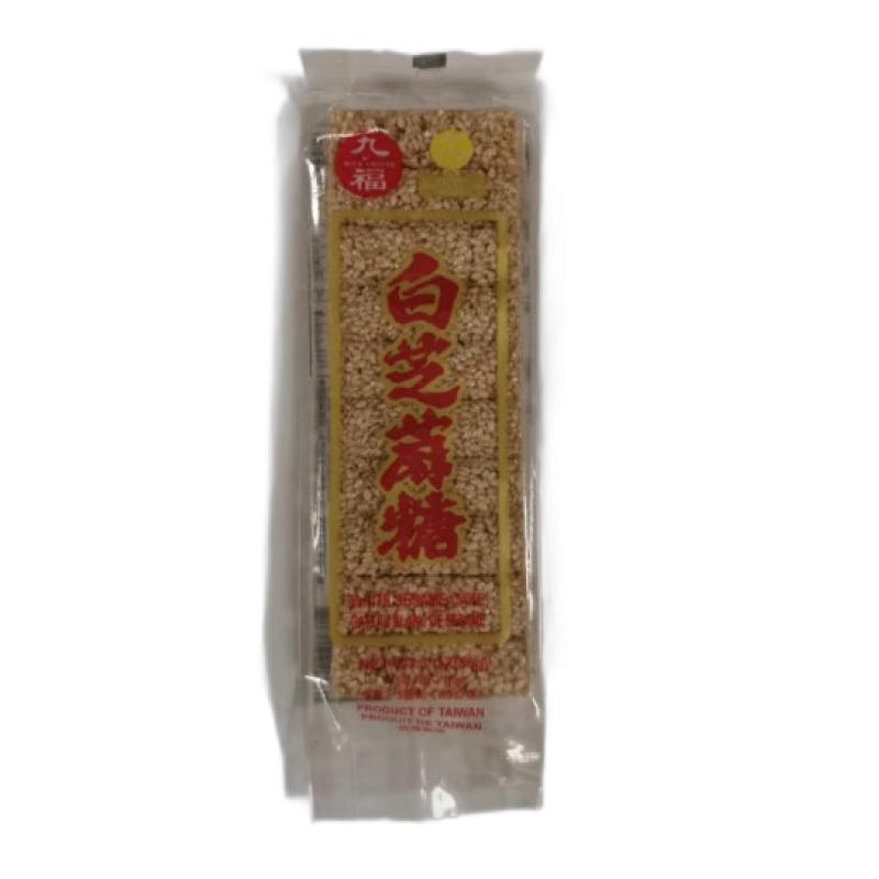 台湾九福 白芝麻糖85g/Süßigkeiten aus weißem Sesam 85g
