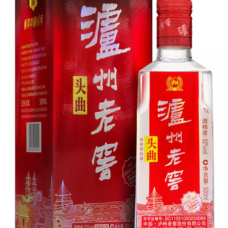 泸州老窖 老窖头曲 52° 500ml/Six Year Jiaotou Qu 52° 500ml