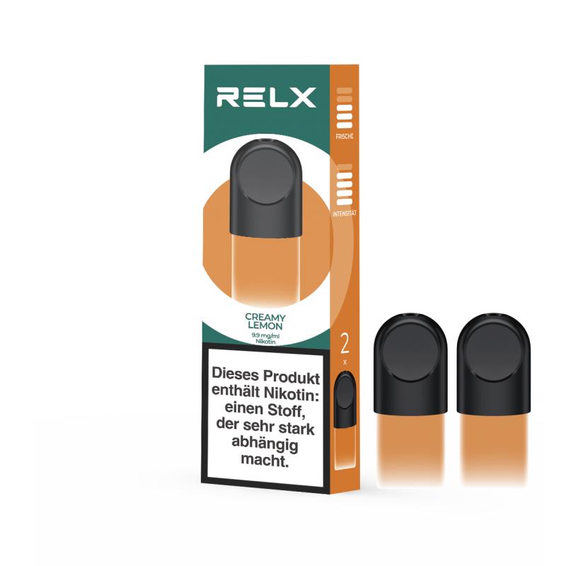 悦刻 RELX Pod-2 Pod Pack-Creamy Lemon-9.9mg/ml/Cremige Zitrone 奶油柠檬